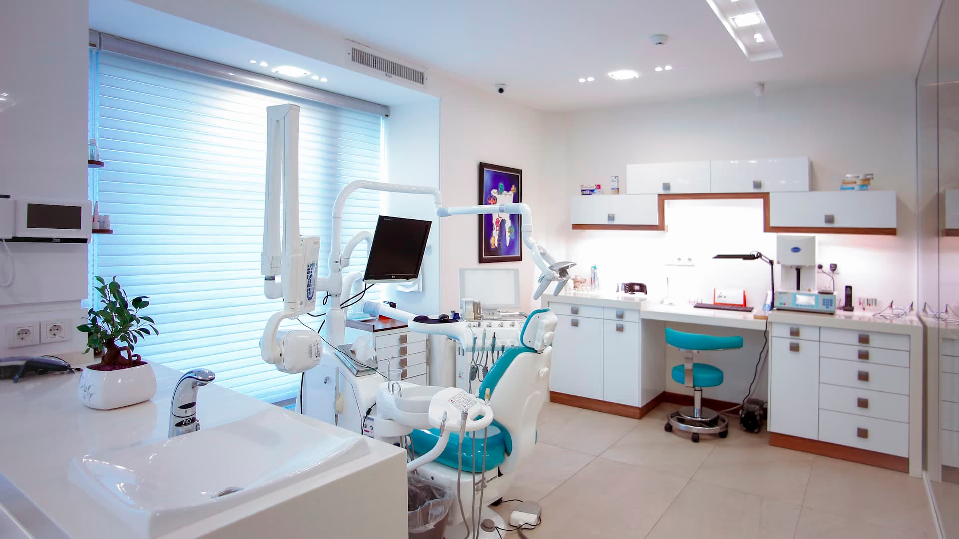 Modern dental clinic with advanced equipment